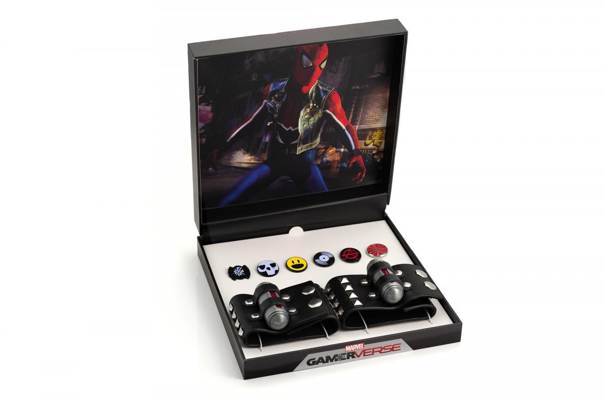 Marvel Exclusive Spider-Punk Bracelet & Enamel Pin Set picture