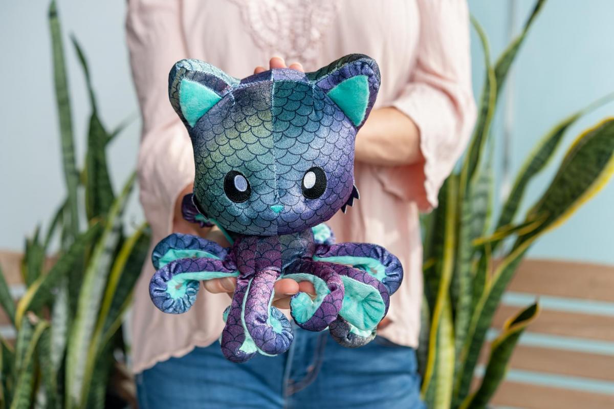Tentacle Kitty 8 Inch Plush Animal | Deep Sea Kitty picture