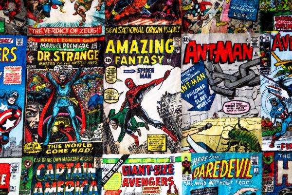 Marvel Comics Oversized Throw Blanket picture