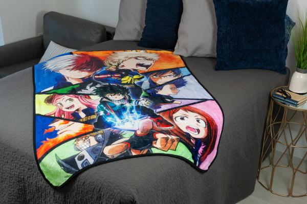 My Hero Academia Collage 45x60 Inch Fleece Throw Blanket picture