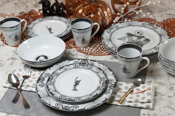 Nightmare Before Christmas 16 Piece Ceramic Dinnerware Set picture