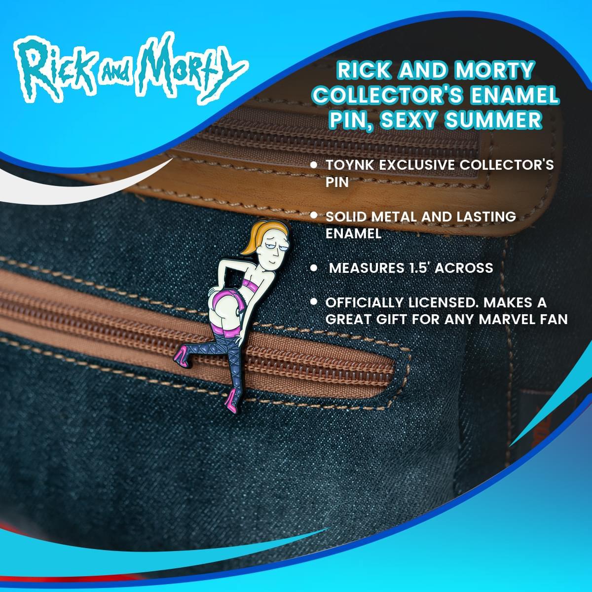 Rick and Morty Exclusive Sexy Summer Enamel Collector Pin picture