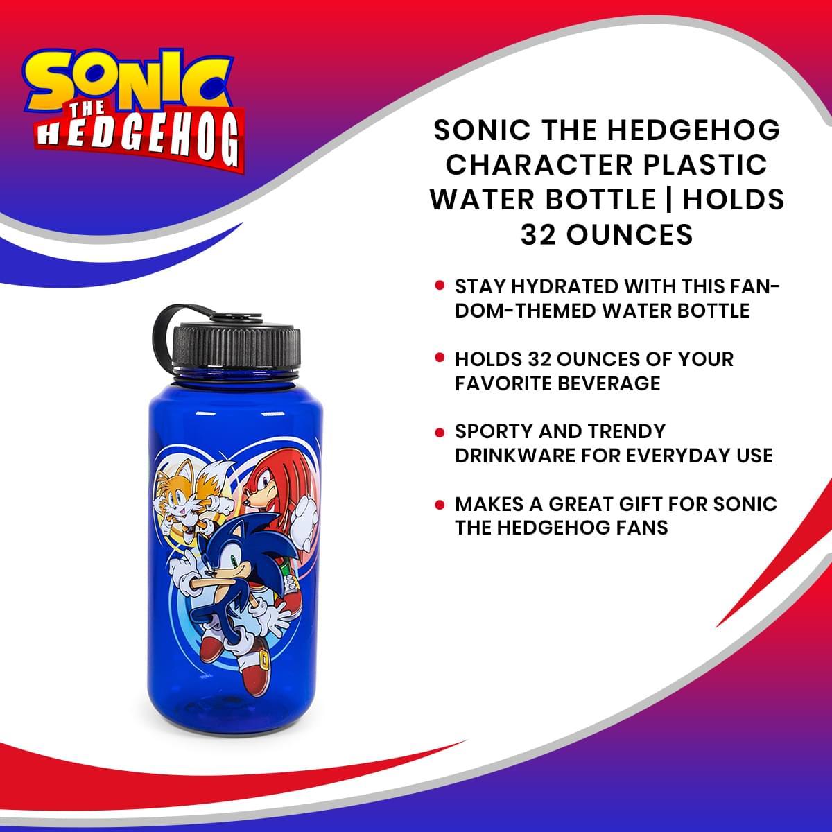 Sonic The Hedgehog 32 Ounce Plastic Water Bottle picture