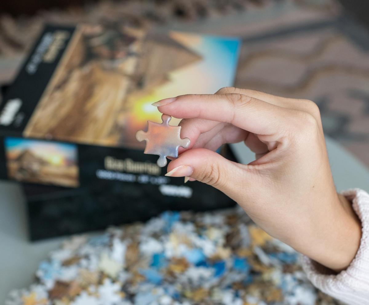 Giza Sunrise Ancient Egypt Pyramid Puzzle | 1000 Piece Jigsaw Puzzle picture