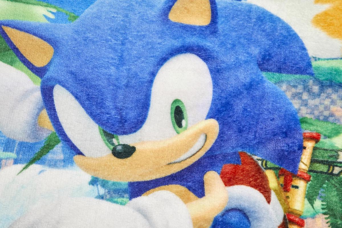 Sonic The Hedgehog & Tails 45 x 60 Inch Fleece Throw Blanket picture