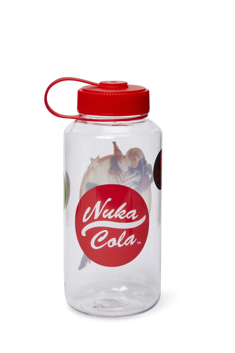 Fallout Nuka Cola 34oz Water Bottle w/ Molded Ice Cubes picture