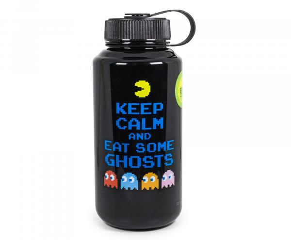 Pac-Man Keep Calm 32 Ounce Plastic Water Bottle picture