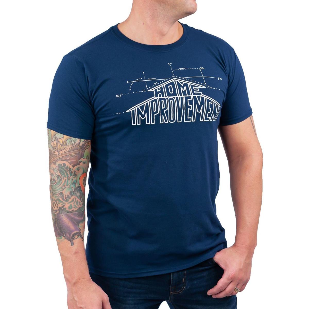 Home Improvement Logo Men's Navy T-Shirt - LG picture