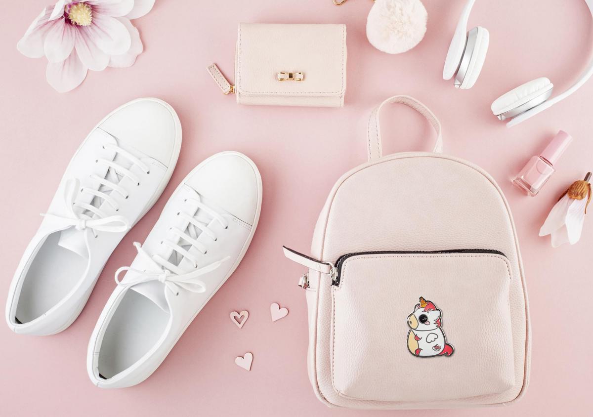 Glitter Galaxy Pink Unicorn Soft Enamel Collector's Pin picture