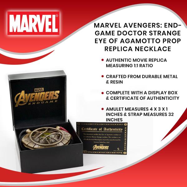 Avengers End Game Doctor Strange Eye of Agamotto 1:1 Replica picture