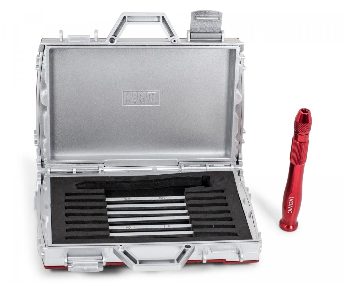 Marvel Iron Man 2 Replica Briefcase 7-Piece Screwdriver Set picture