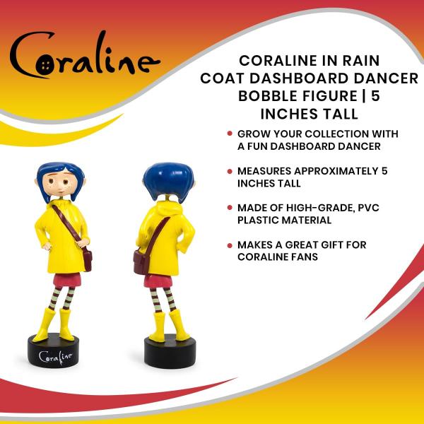 Coraline in Rain Coat 5 Inch Dashboard Dancer picture