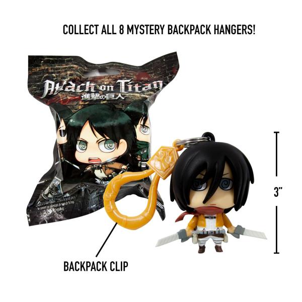 Attack on Titan Blind Bag Backpack Hangers, One Random picture