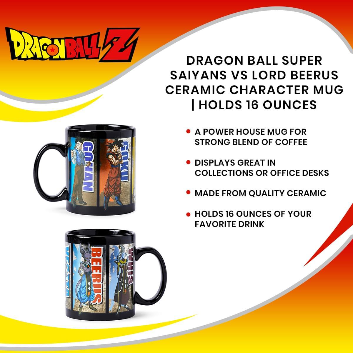 Dragon Ball Super Black 16oz Ceramic Character Mug picture