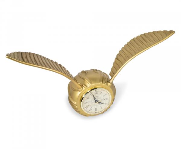Harry Potter 17.5 Inch Golden Snitch Resin Clock picture