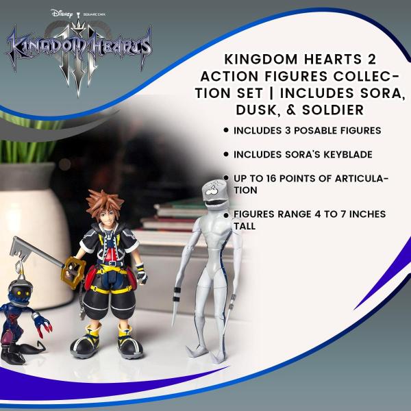 Kingdom Hearts Select Figure Set - Sora/ Dusk/ Soldier picture