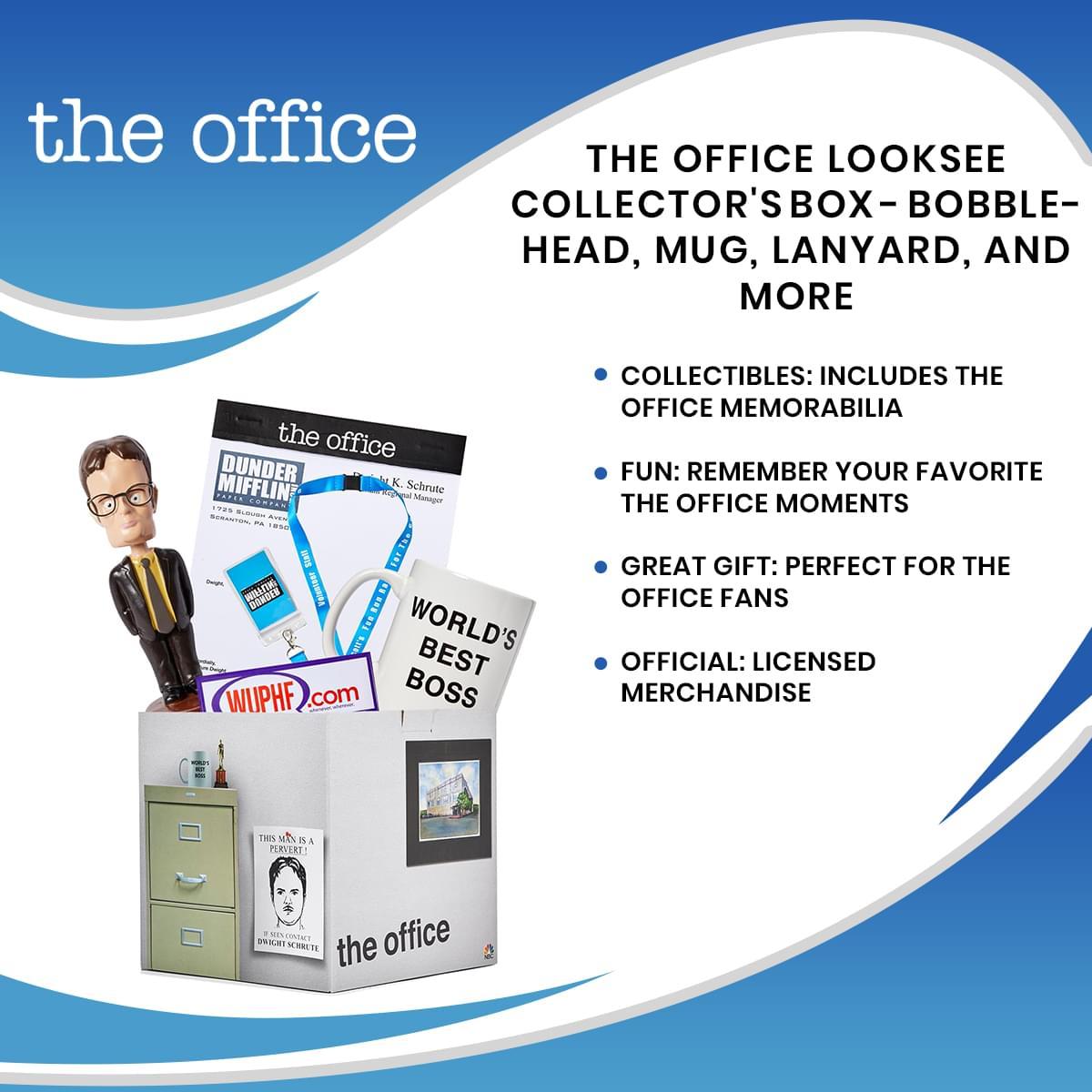 The Office LookSee Gift Box | Bobblehead | Mug | Lanyard | More picture
