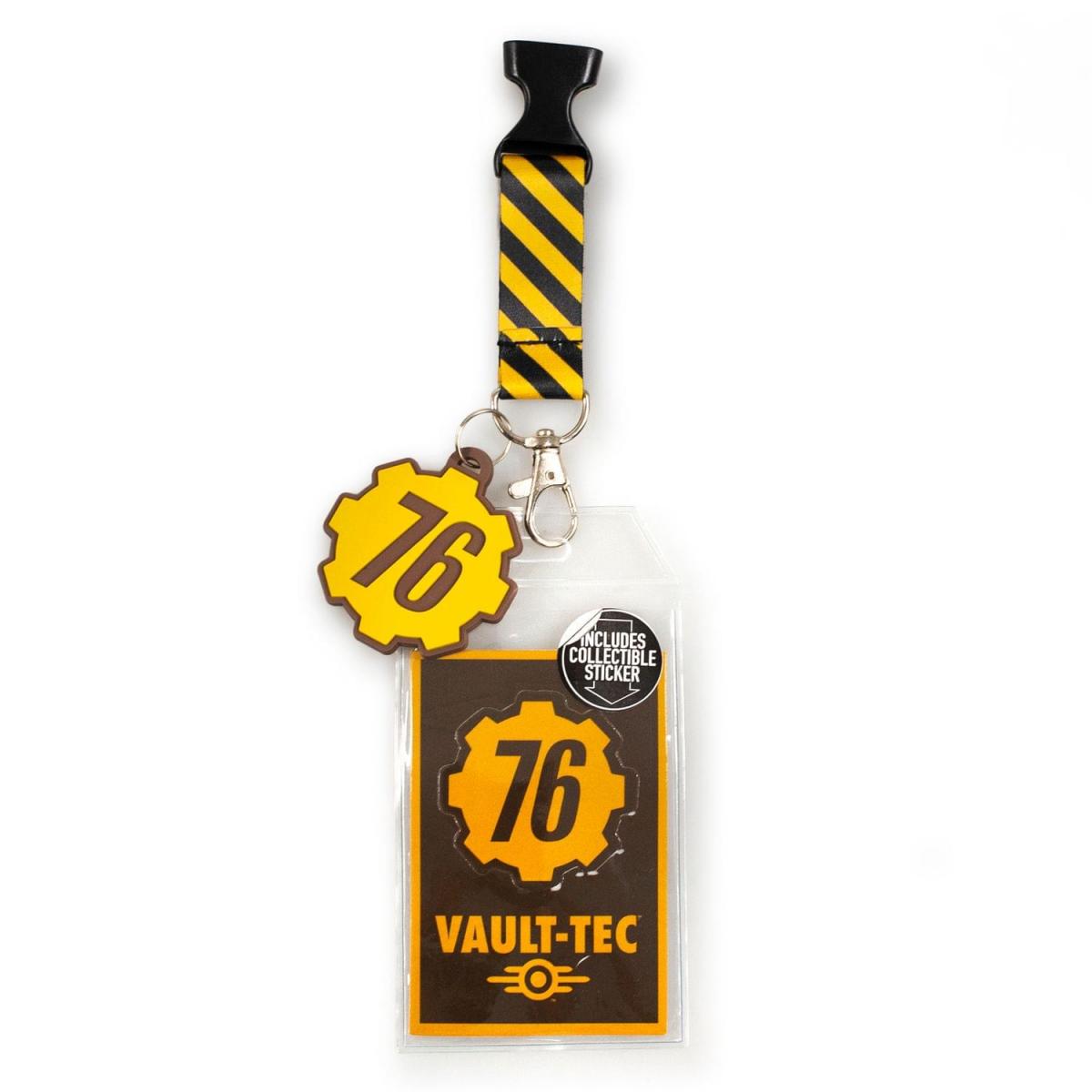 Fallout 76 Vault-Tec Lanyard w/ Charm picture