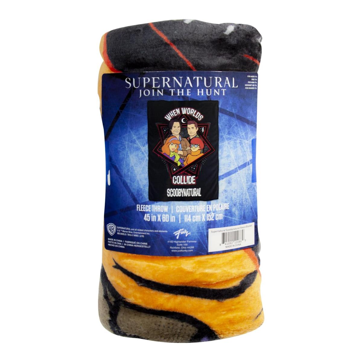 Supernatural Scoobynatural 45"x60" Fleece Throw Blanket picture