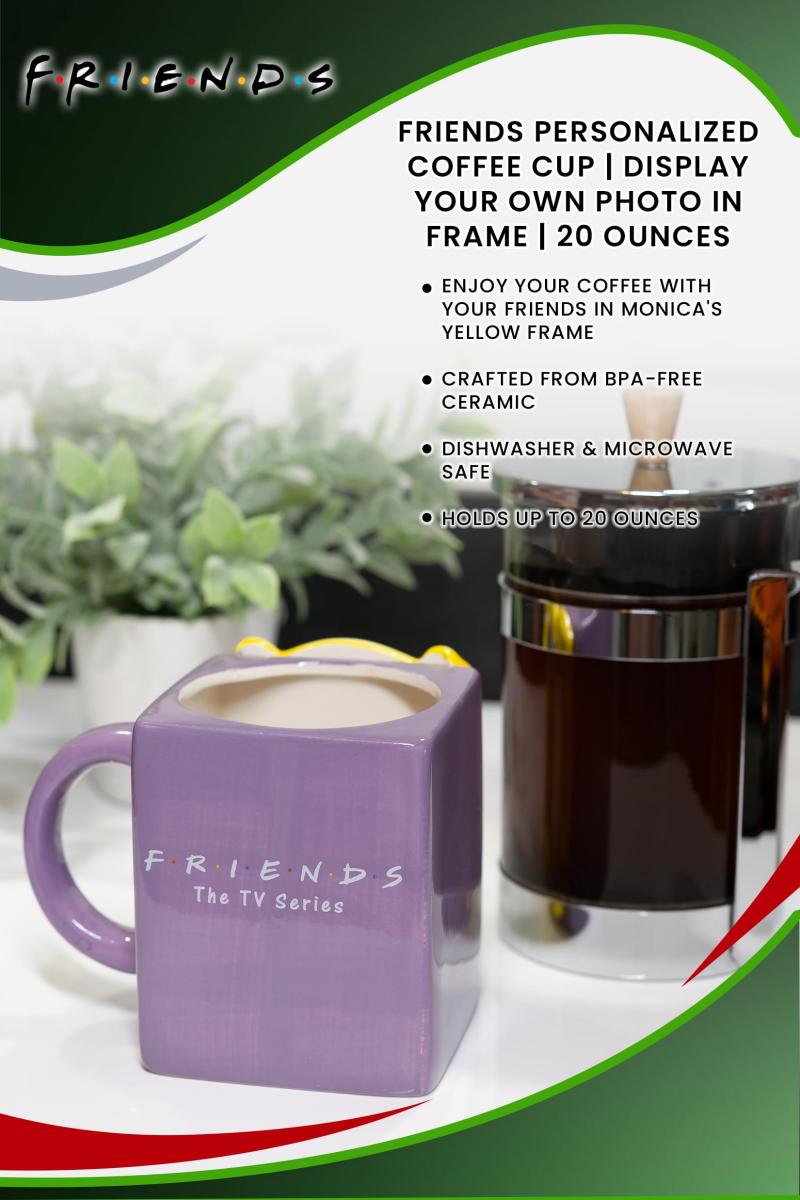 Friends Group In Frame 20oz Sculpted Ceramic Mug picture
