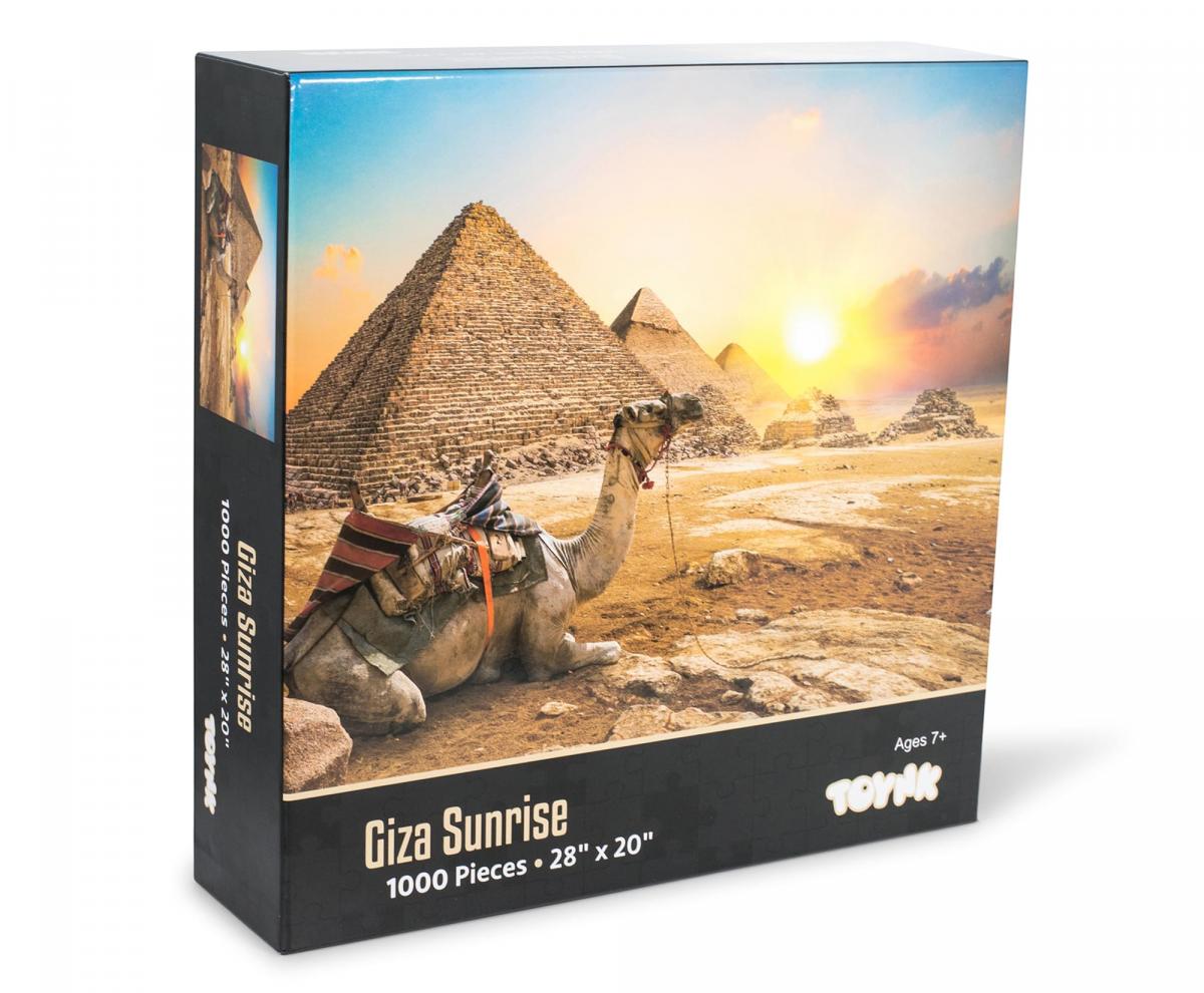 Giza Sunrise Ancient Egypt Pyramid Puzzle | 1000 Piece Jigsaw Puzzle picture