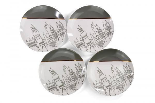 Harry Potter Hogwarts Small Ceramic Plates | Set of 4 picture
