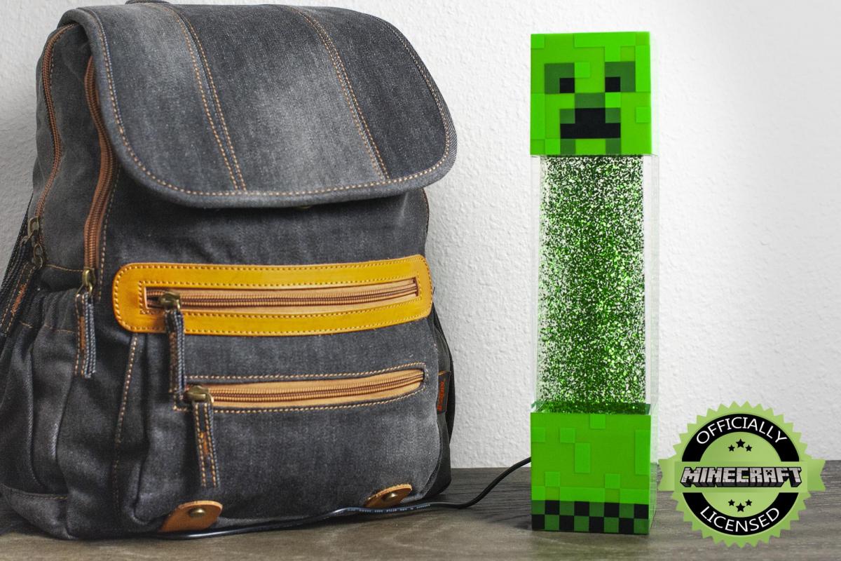 Minecraft Creeper 12 Inch LED Motion Lamp picture