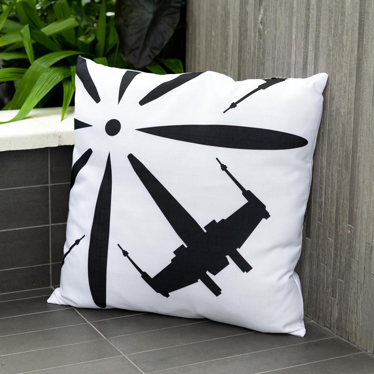 Star Wars X-Wing Fighter 18 x 18 Inch Square Outdoor Pillow picture
