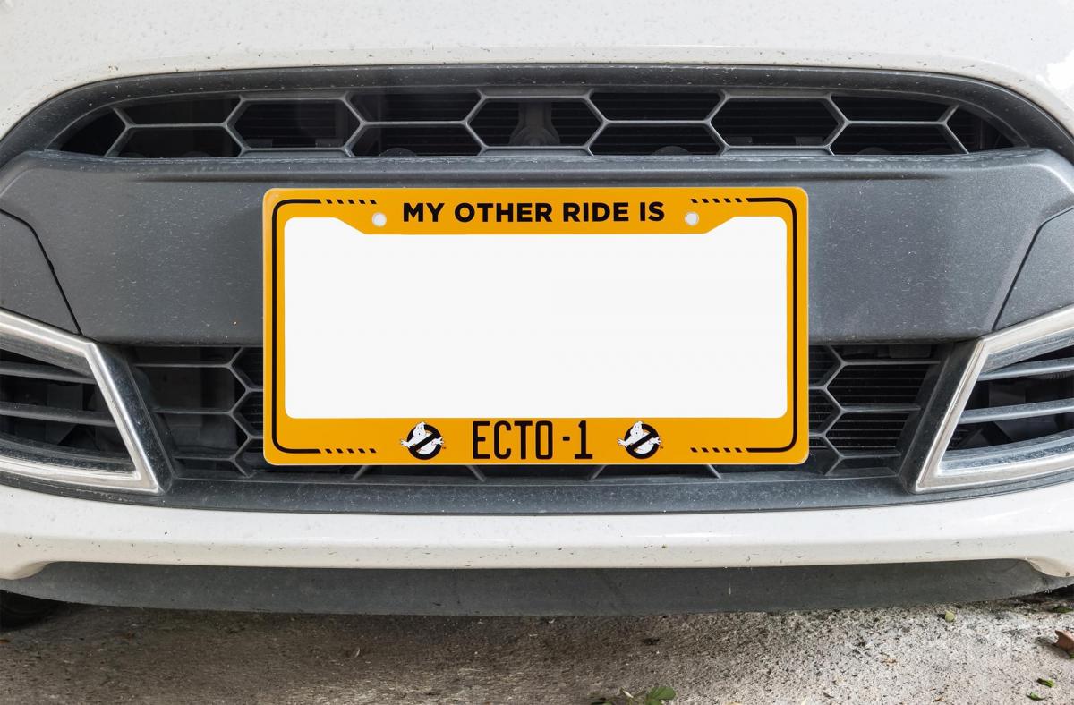 Ghostbusters My Other Ride Is ECTO-1 License Plate Frame picture