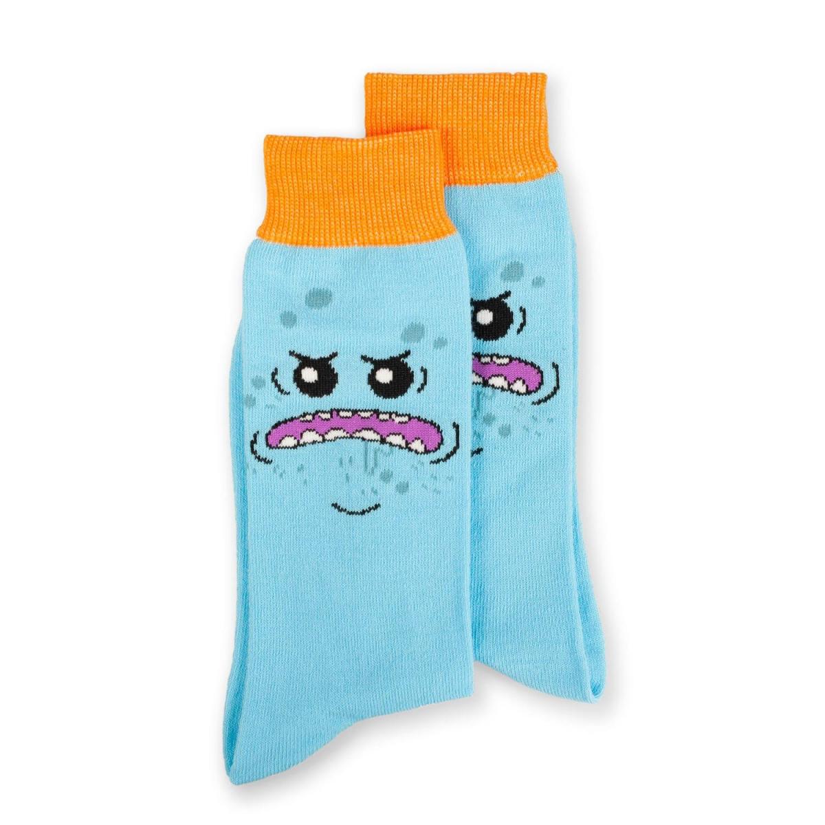 Rick and Morty OSFM Crew Socks, 1 Pair, Mr. Meeseeks picture