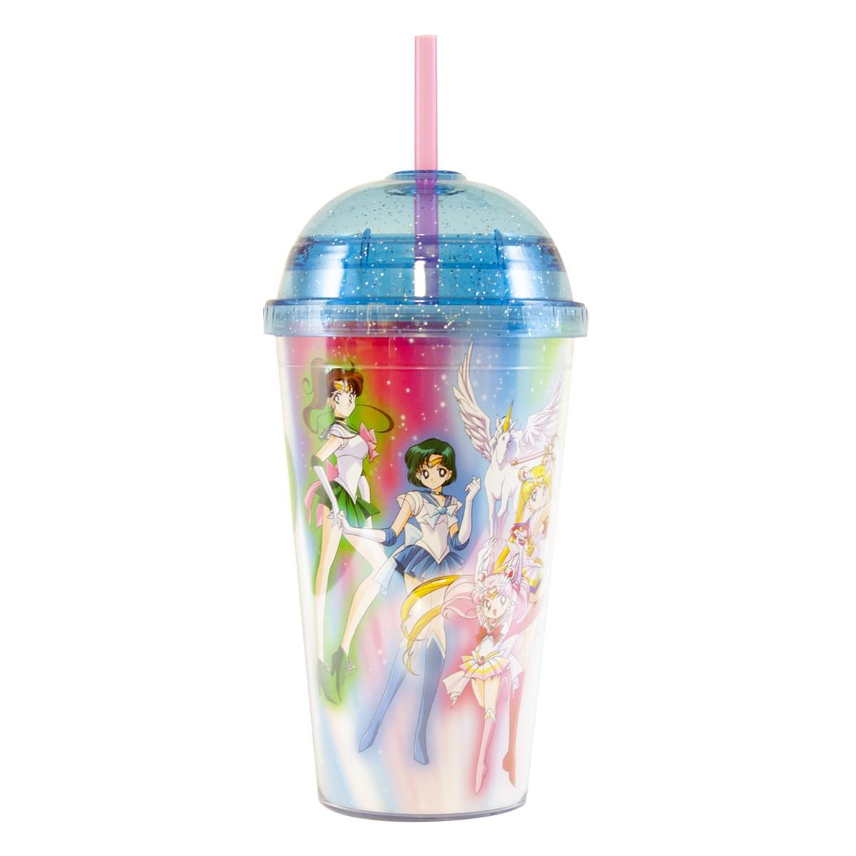 Sailor Moon 16oz. Carnival Cup w/ Glitter Dome Lid picture