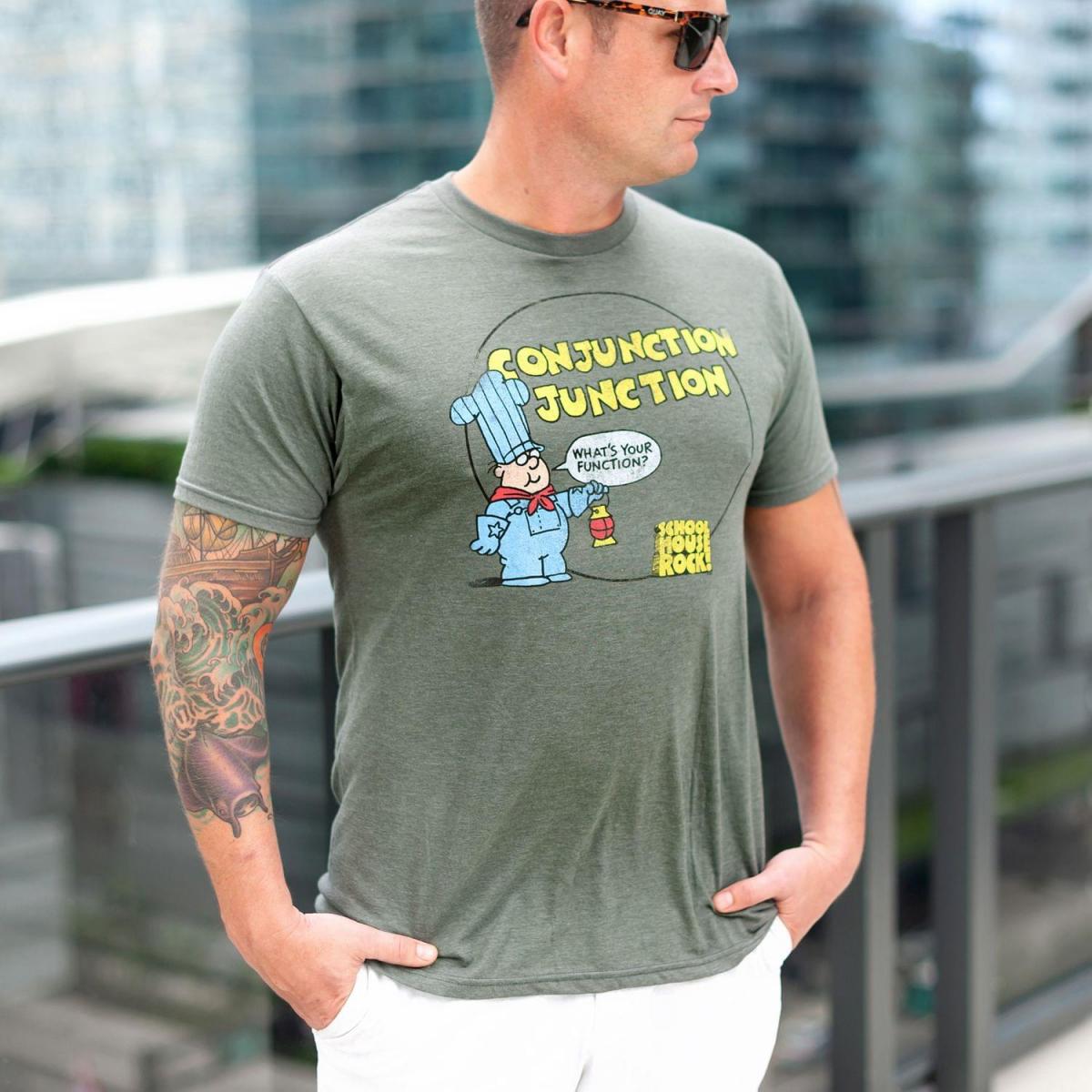 Schoolhouse Rock! Conjunction Junction Men's T-Shirt - L picture