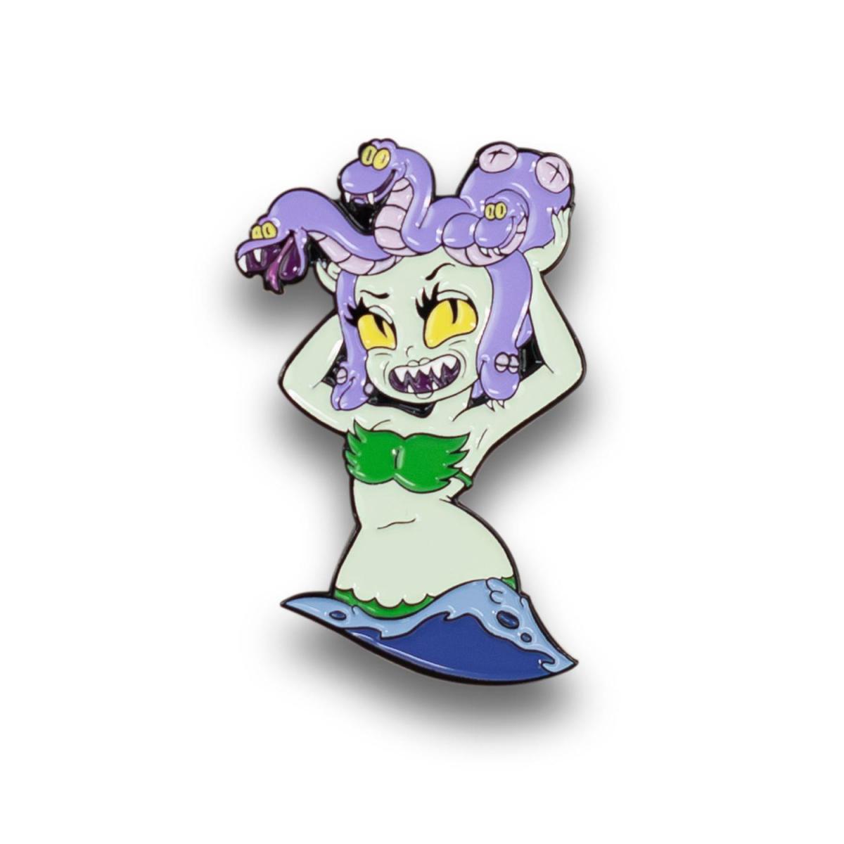 Cuphead Medusa Enamel Collector Pin picture