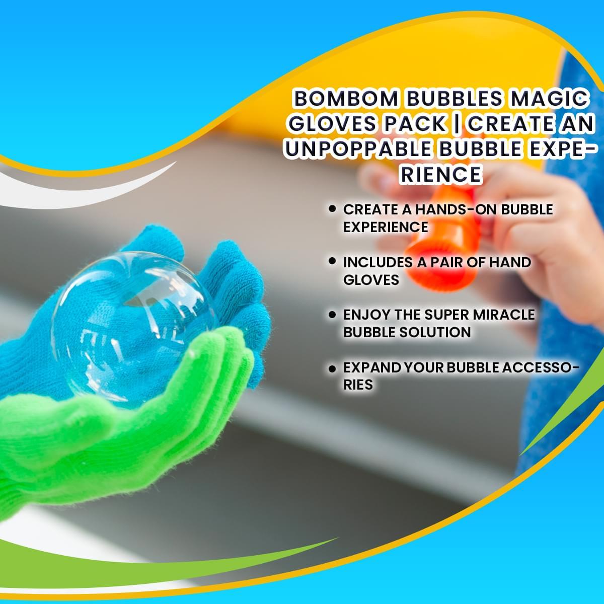 BomBom Bubbles Kit - Bubble Solution & Magic Glove picture