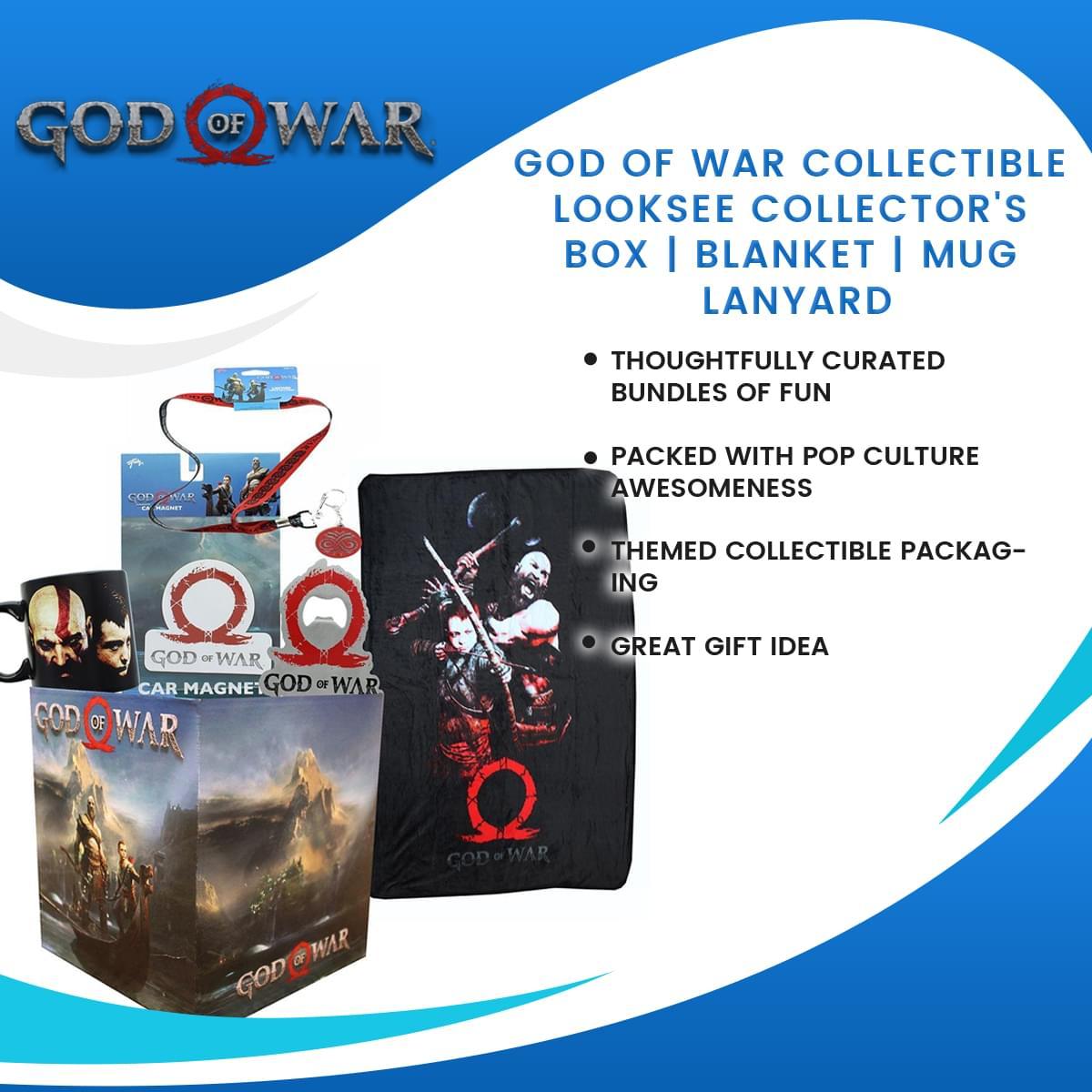 God of War LookSee Collector's Box w/ Blanket, More! picture