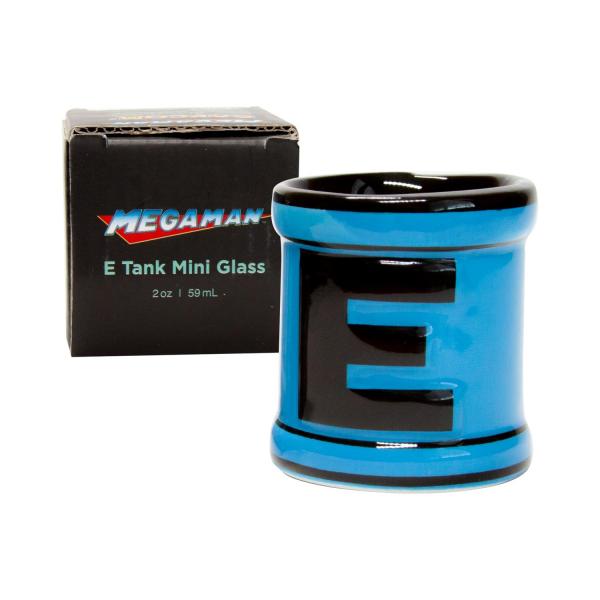 Mega Man Molded Energy Tank Ceramic Shot Glass picture