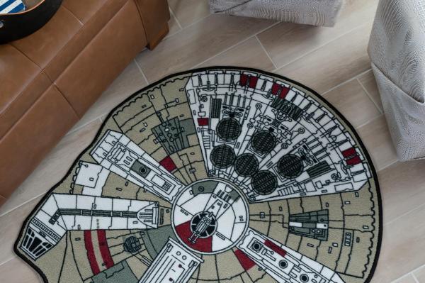 Star Wars Millennium Falcon 39 x 52 Inch Area Rug picture