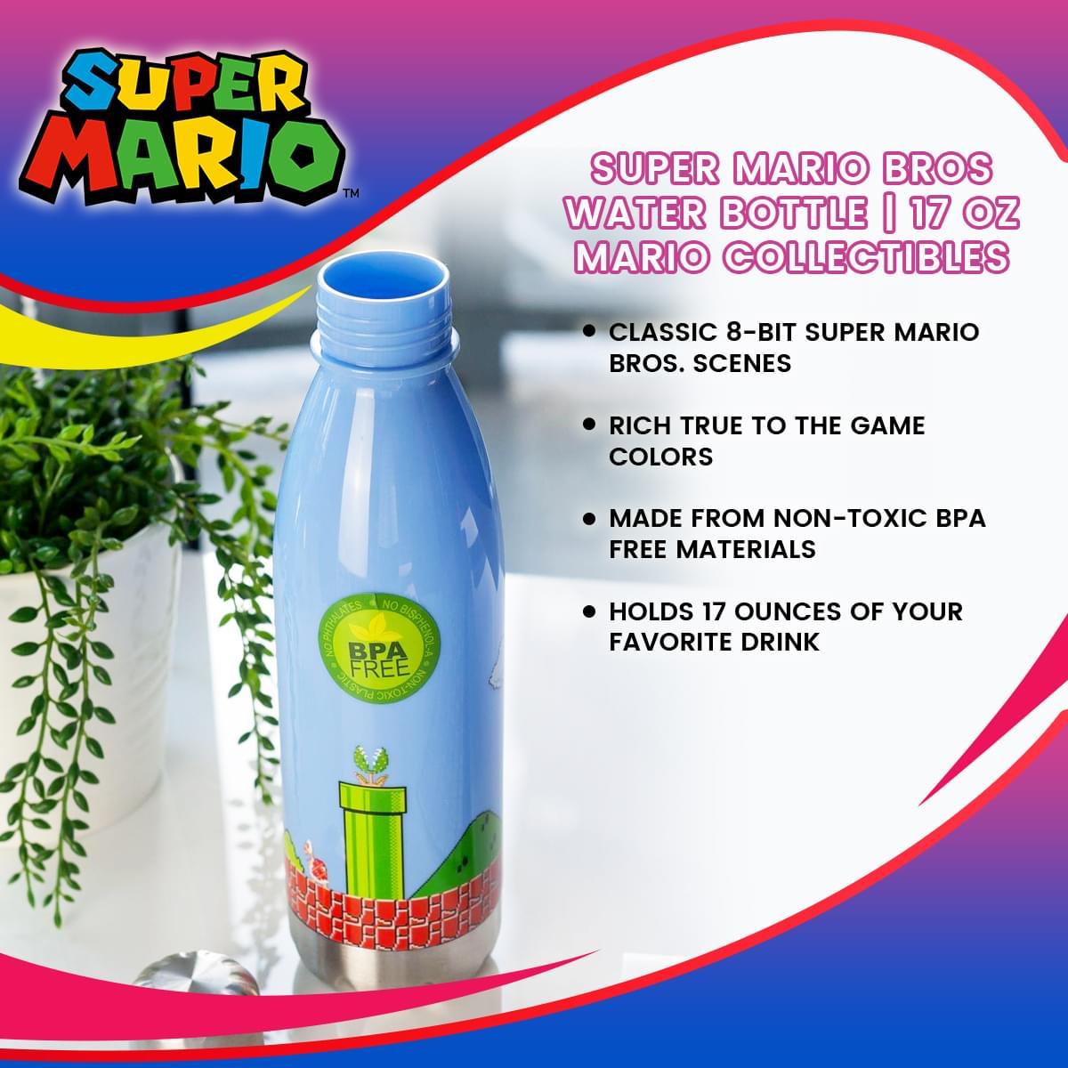 Super Mario Bros 17oz Water Bottle picture