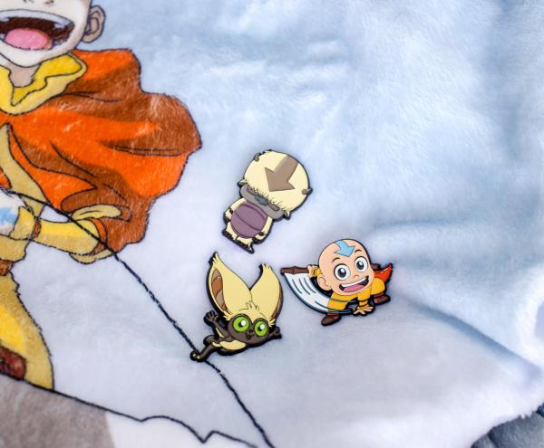 Avatar Last Airbender Chibi Characters Pin 3-Pack picture