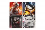 Star Wars Melamine Plate Set, 4 Pieces