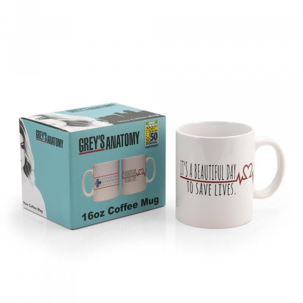 Grey's Anatomy It's A Beautiful Day To Save Lives 16oz Mug picture
