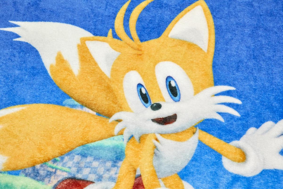 Sonic The Hedgehog & Tails 45 x 60 Inch Fleece Throw Blanket picture