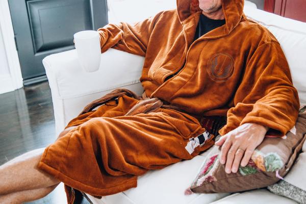 Star Wars Jedi Master Hooded Bathrobe for Men/Women | One Size Fits Most Adults picture
