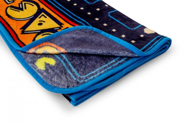 Pac-Man Maze Fleece Throw Blanket picture