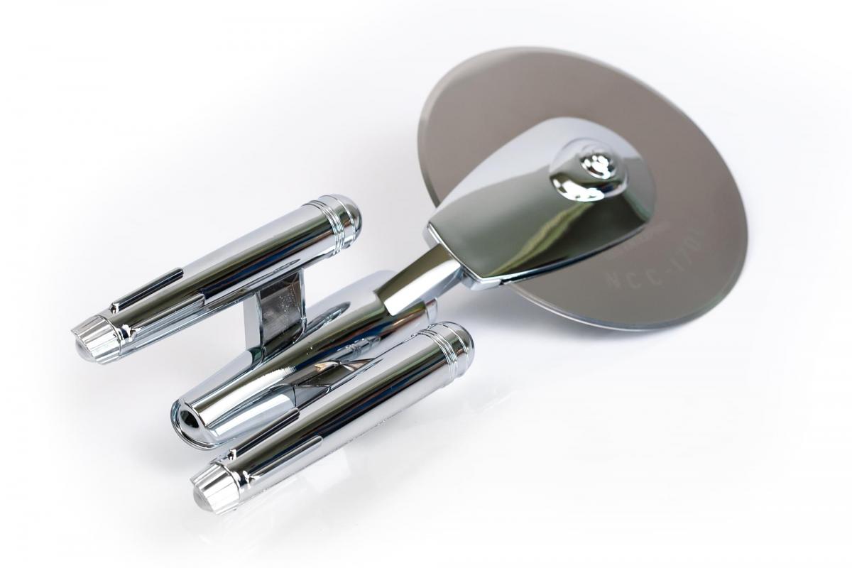 Star Trek TOS Stainless Steel USS Enterprise Pizza Cutter picture