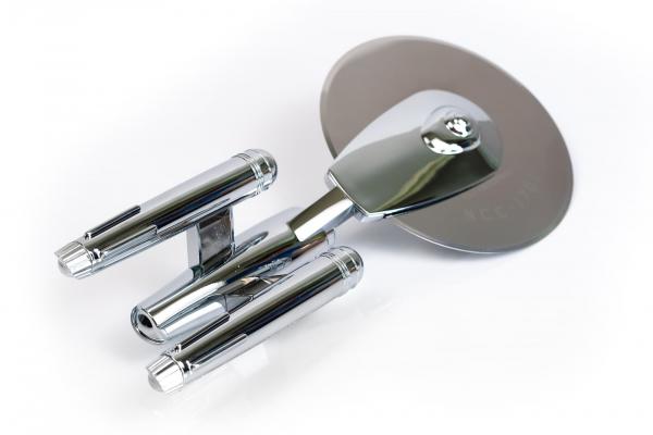 Star Trek TOS Stainless Steel USS Enterprise Pizza Cutter picture