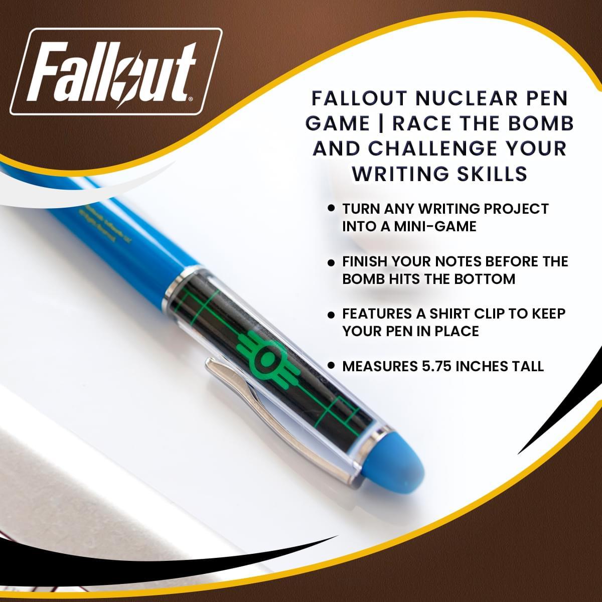 Fallout Floating Bomb Ink Pen picture