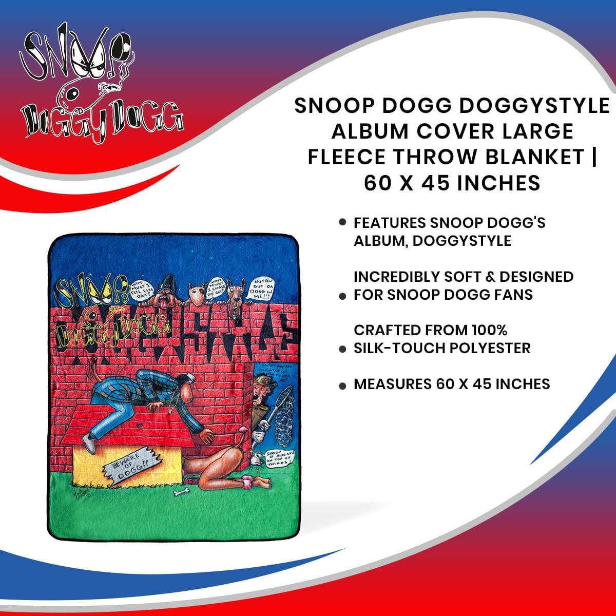 Snoop Dogg Doggystyle 45x60 Inch Fleece Throw Blanket picture