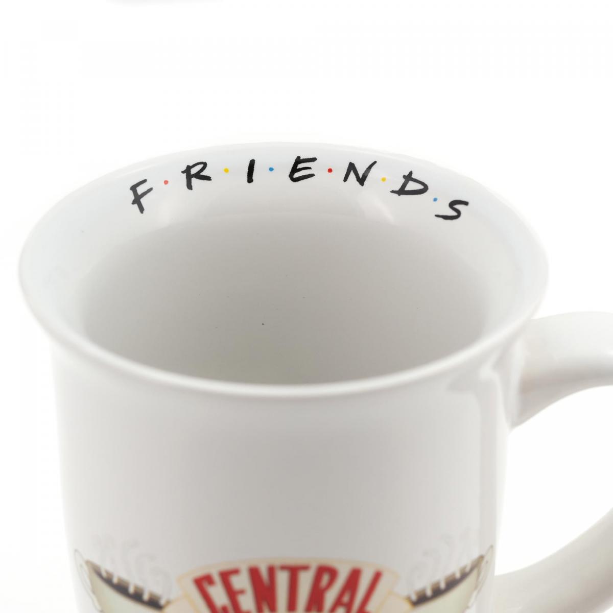Friends Central Perk Ceramic 16oz White Wide Rim Ceramic Mug picture