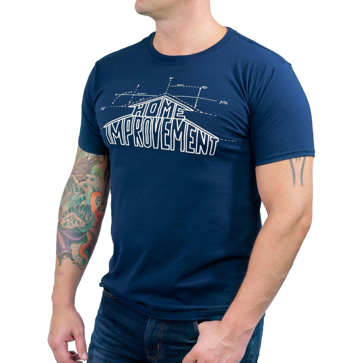 Home Improvement Logo Men's Navy T-Shirt - LG picture